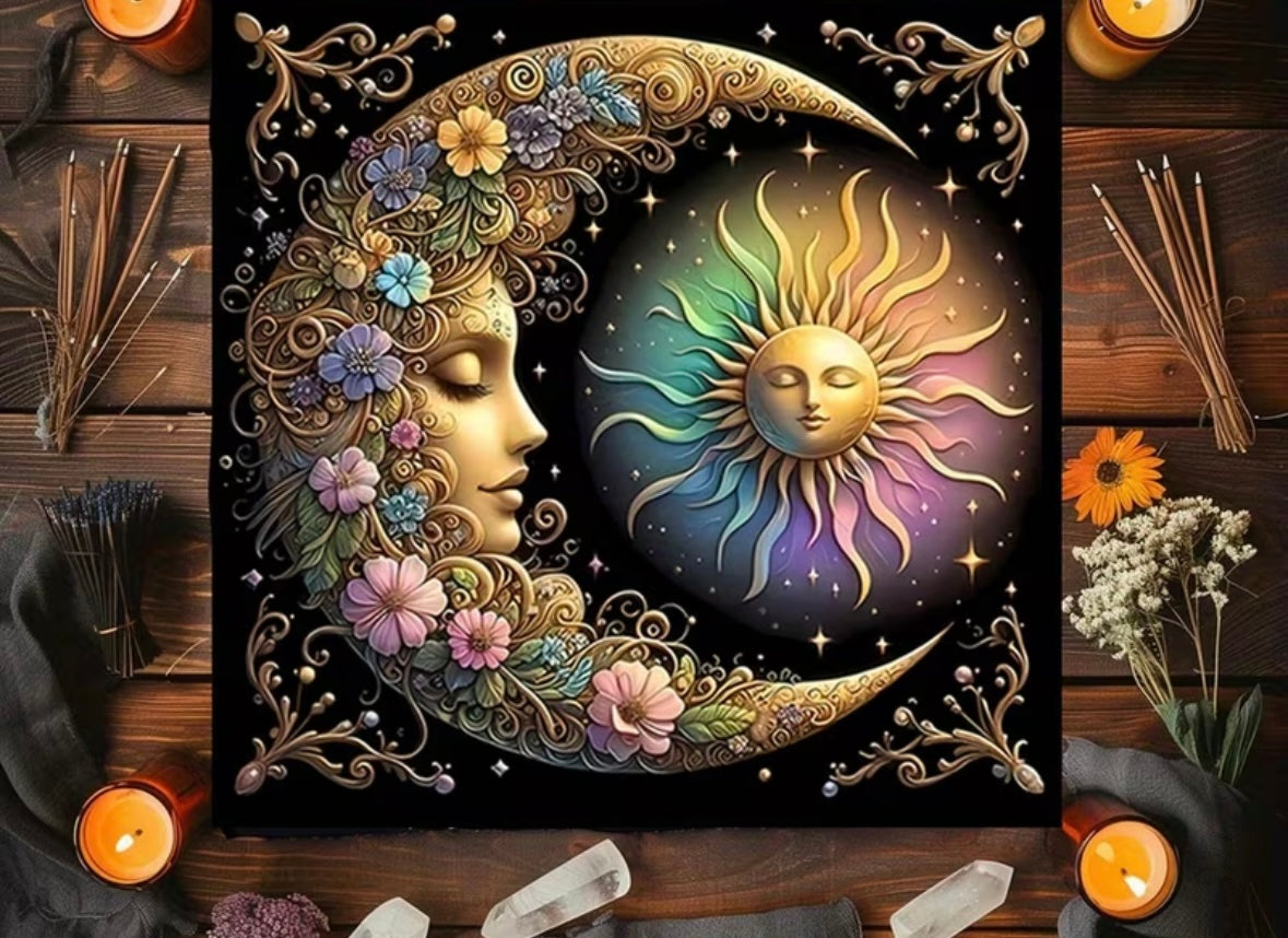 MANTEL LUNA 🌓 TAROT 75X75