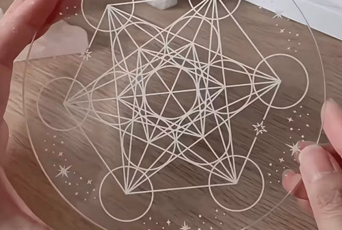 BANDEJA HEXAGONAL DE ENERGÍA DE LOS 7 CHAKRAS