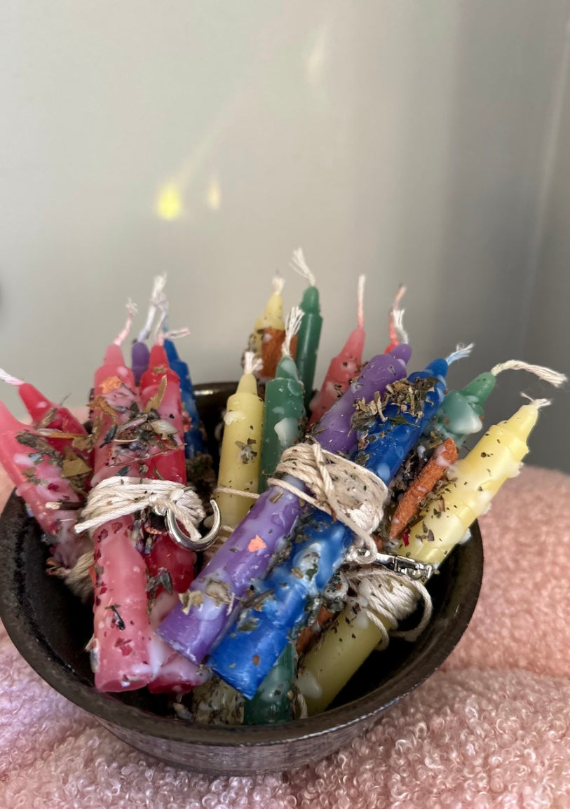 🕯️VELAS HECHAS A MANO RITUALIZADAS 🔮
