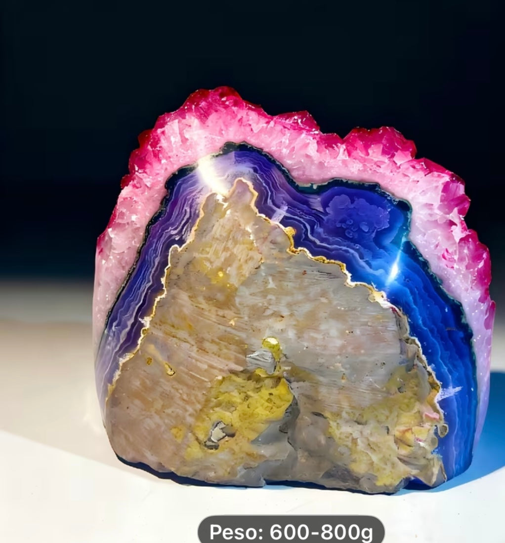 PIEDRA NATURAL RUBÍ ROSA BRASILEÑO NATURAL.