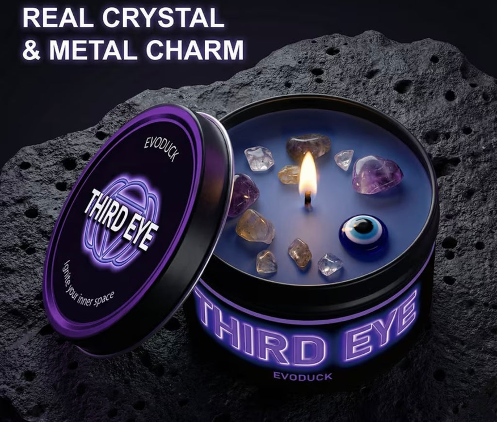 VELA RITUALIZADA TERCER OJO CHAKRA 🪬