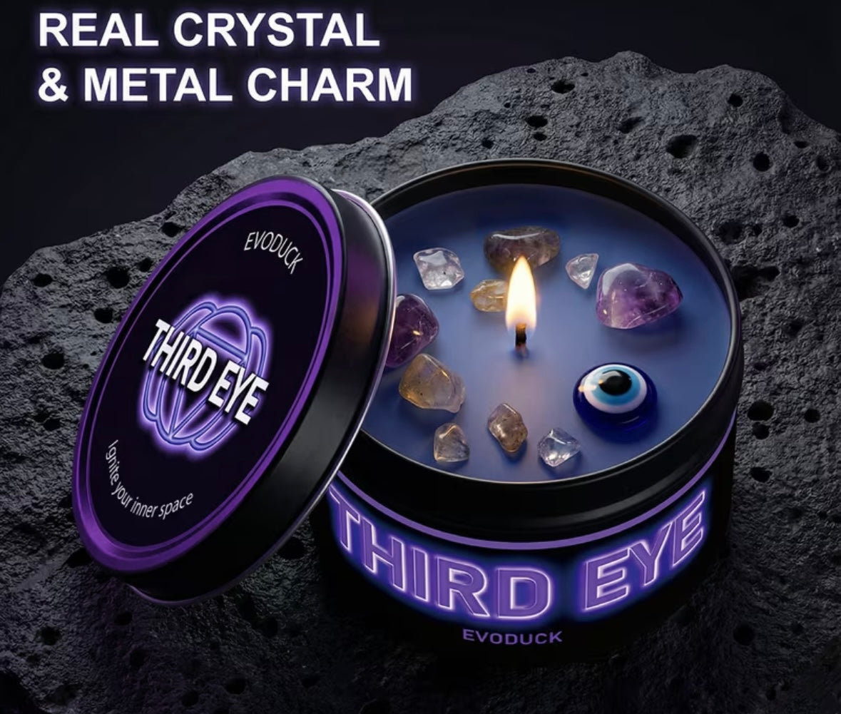 VELA RITUALIZADA TERCER OJO CHAKRA 🪬