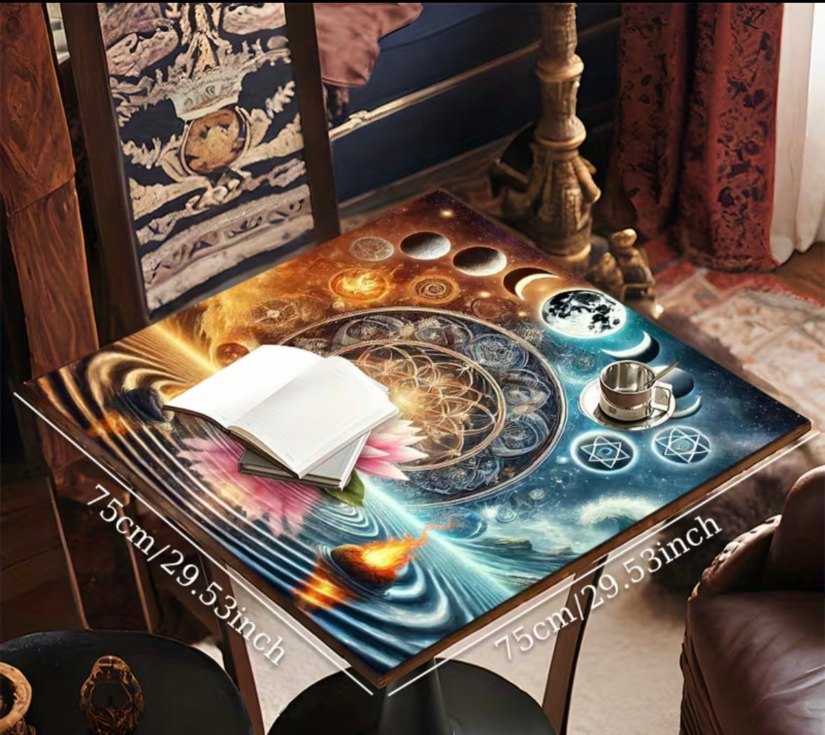 MANTEL FLOR LOTO 🪷 75X75