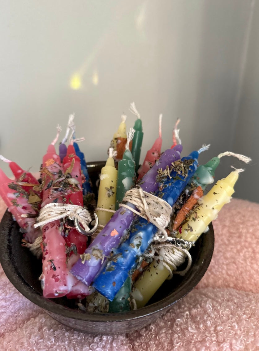 🕯️VELAS HECHAS A MANO RITUALIZADAS 🔮