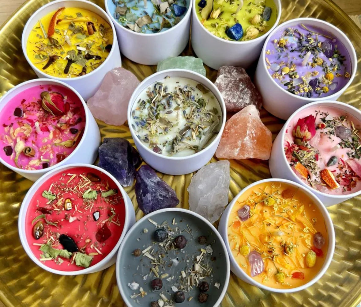 🕯️VELA HECHA A MANO RITUALIZADA CON INTENCIÓN 🔮