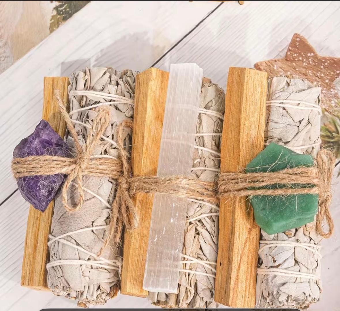 SAHUMERIO SALVIA CON MINERALES 💎