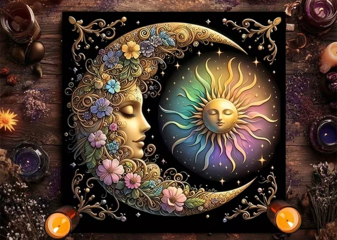 MANTEL LUNA 🌓 TAROT 75X75