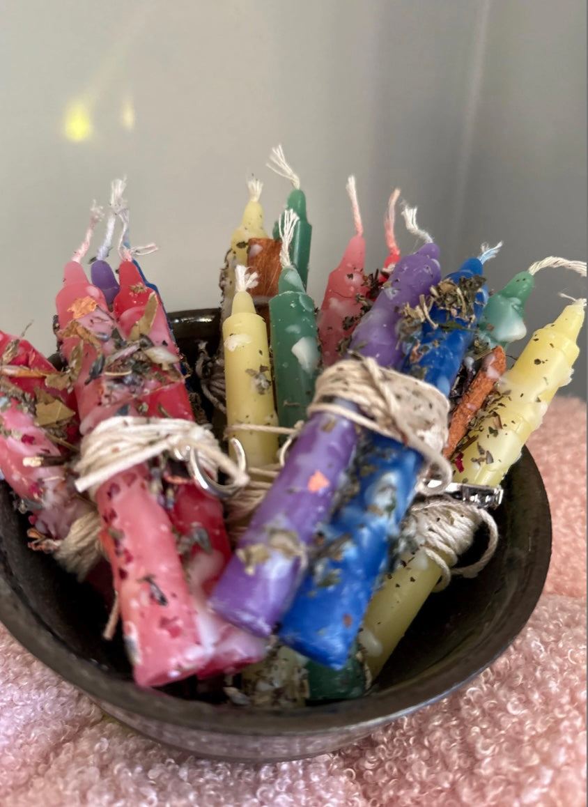 🕯️VELAS HECHAS A MANO RITUALIZADAS 🔮