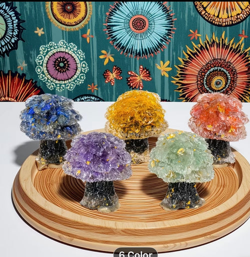 ÁRBOL RESINA Y PIEDRAS NATURALES.