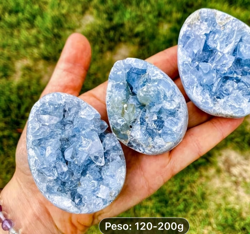 PIEDRA DE CRISTAL DE CELESTITA NATURAL.