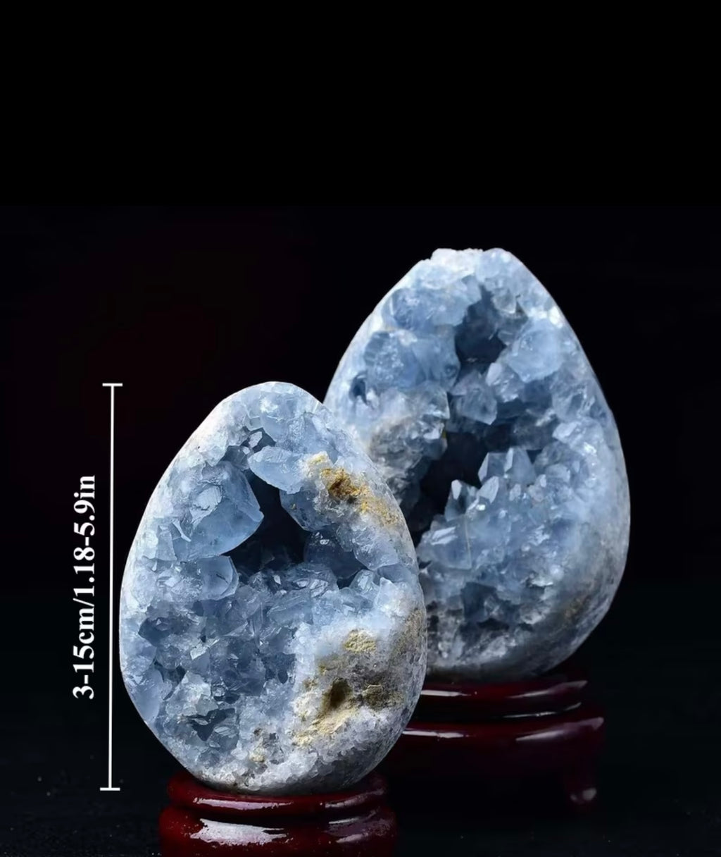 PIEDRA DE CRISTAL DE CELESTITA NATURAL.