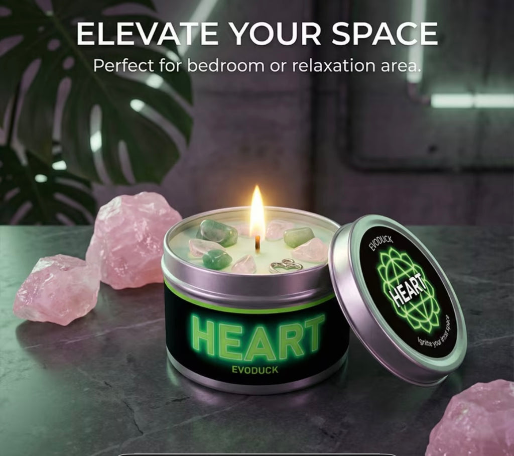 VELA RITUALIZADA CHAKRA CORAZÓN 💚