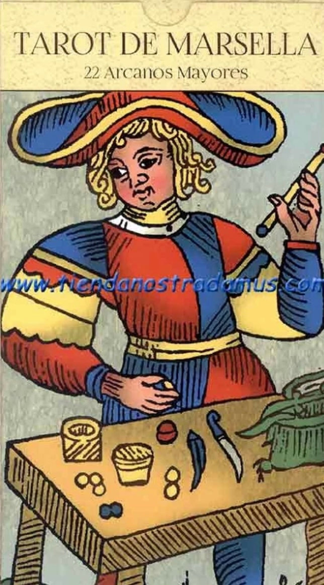 BARAJA TAROT 22 ARCANOS MAYORES DE MARSELLA